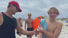 Woodstock teen bit by shark while surfing in Florida