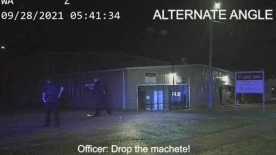 'Drop the machete, sir': Body cam released from LaGrange officer-involved shooting
