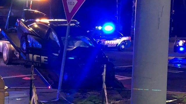 DeKalb County police officer injured in crash with DUI suspect