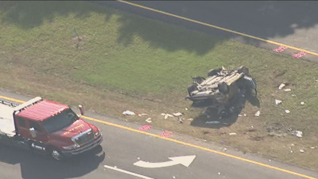 Four injured in Peachtree Industrial Blvd. crash