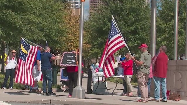 'Justice for January 6th Rally' held at Georgia state capitol