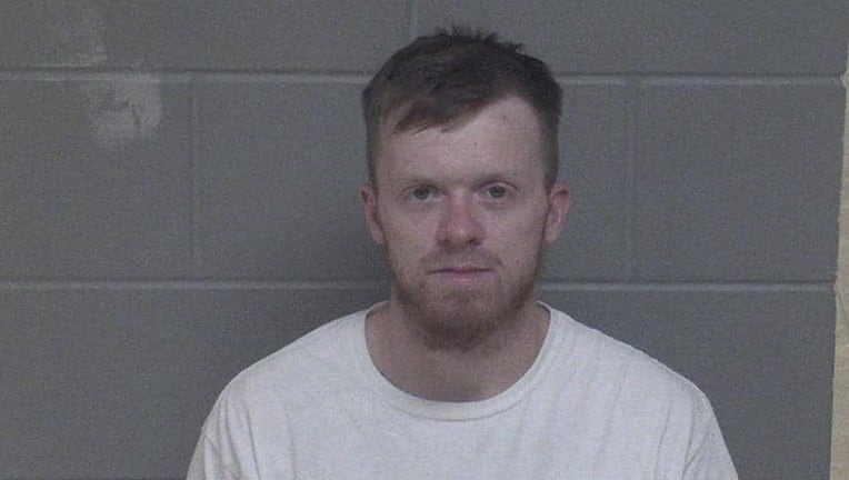 Chadwick Armistead, 26, is wanted after leaving a woman and her infant in a crashed car (Morgan County Sheriff's Office).