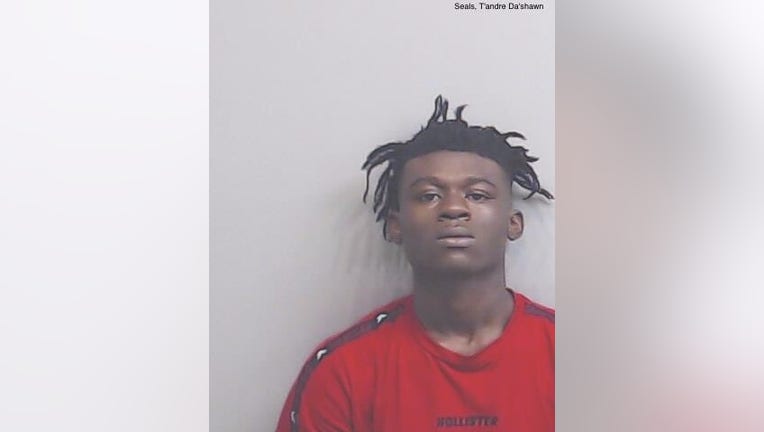 T’andre Seals turned himself in to Atlanta police in connection to a series of robberies involving the LGBTO dating app Grinder (Fulton County Jail).