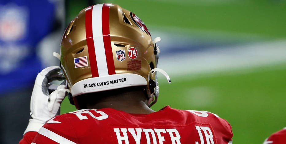 N.F.L. Will Allow Six Social Justice Messages on Players' Helmets