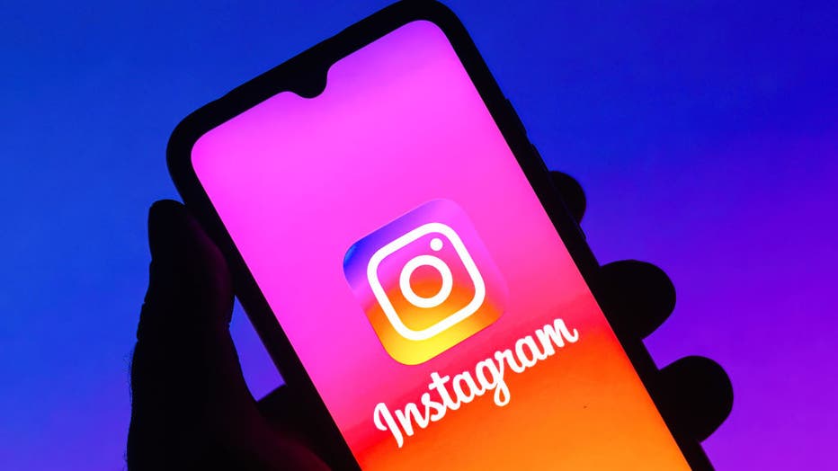 5b0daa92-In this photo illustration the Instagram logo seen displayed