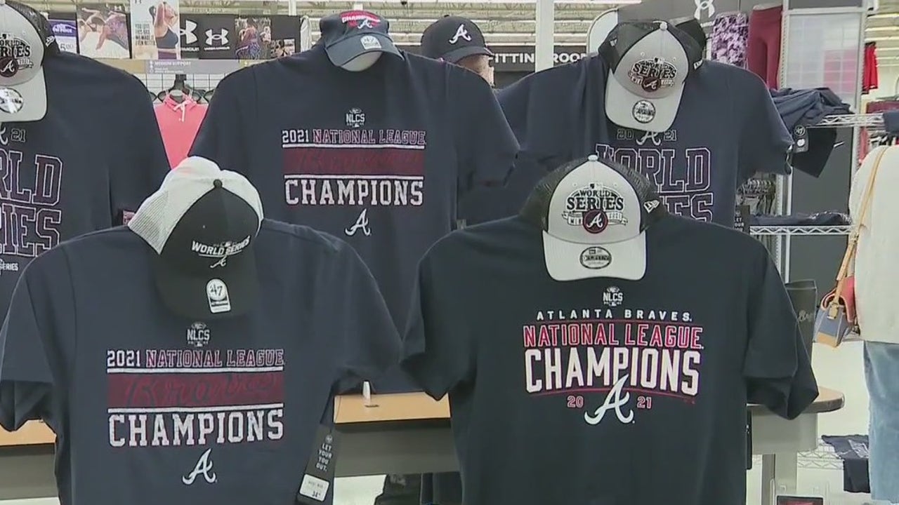 Atlanta Braves are World Series champs; Celebrate with commemorative T- shirts, hats players wear 