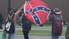 No protest allowed after Confederate flag spotted on high school campus