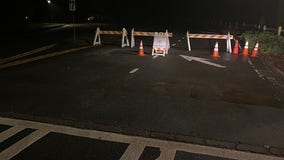 Water main break shuts down Alpharetta road