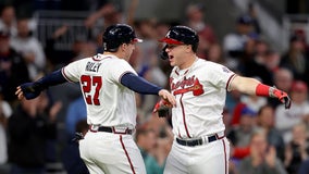 Braves walk off again, lead Dodgers 2-0 in NLCS