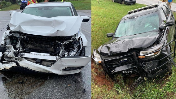 Oconee County deputy seriously injured in head-on crash
