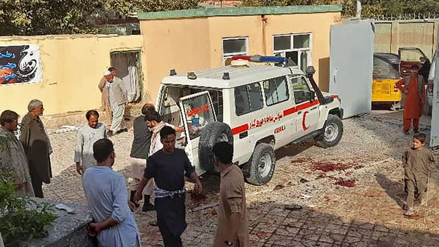 Afghanistan mosque explosion: IS bomber kills 46, challenging Taliban