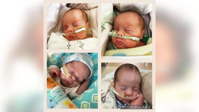 Georgia mom gives birth to rare quadruplets: 'Going to be a wild ride'