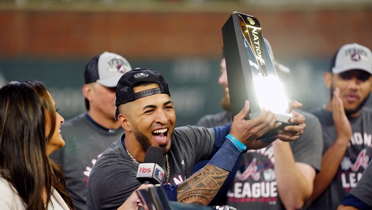 The MVP Eddie Rosario Atlanta Braves 2021 NLCS National League