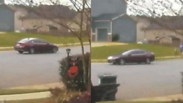Police released these images of a car involved in a stranger-danger incident in the Carson Creek subdivision of Holly Springs on Oct. 24, 2021.