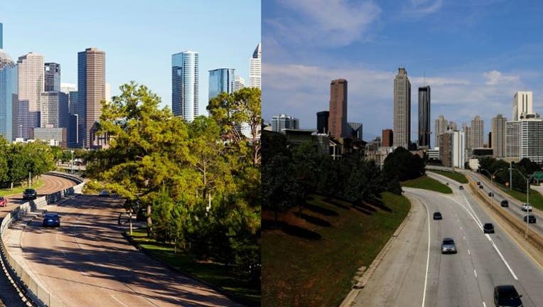 Houston - Atlanta side-by-side