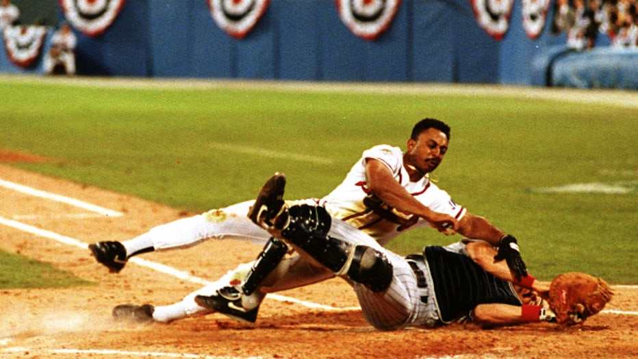 Atlanta Braves final out during 1995 World Series at Fulton County