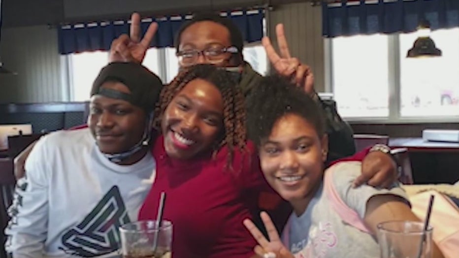 Jarmichael Brown's young brother Ezekial shared this photo showing one of the reasons he looked up to him.