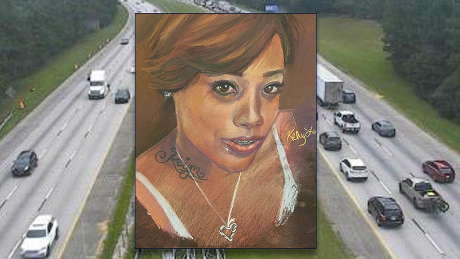 Clayton County police release this sketch of a woman who was found shot to death along I-675.