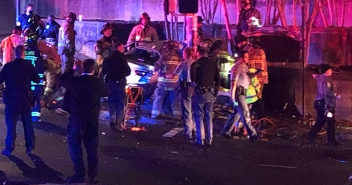 High-speed chase ends with 2 dead, 2 hospitalized after crash in ...