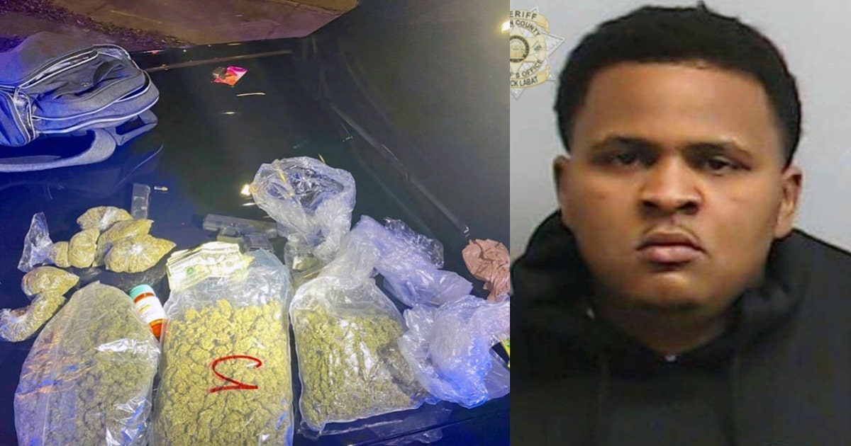 More than two pounds of marijuana found during traffic stop, deputies ...