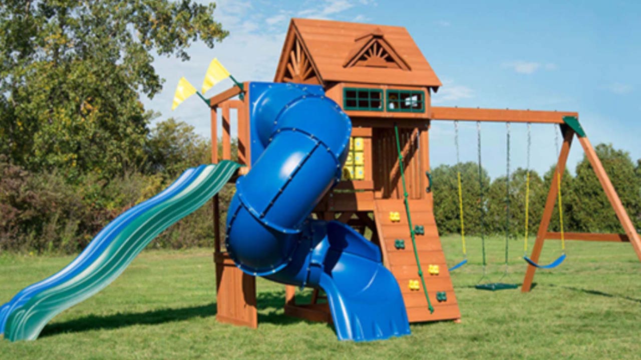 Outdoor deals playsets costco