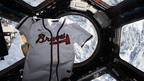 Astronaut celebrates Braves' World Series win from International Space Station