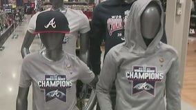 Atlanta Braves fans line up for World Series championship gear