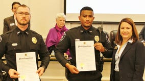 Snellville officers honored by city for life-saving actions