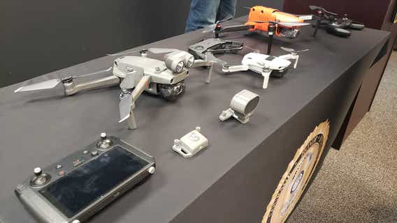 Brookhaven police demonstrate first responder drones