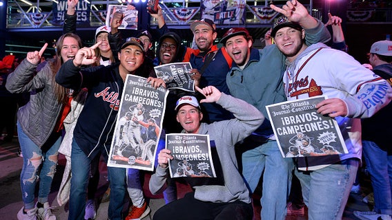 Metro Atlanta school districts closed Friday for Braves World Series celebration