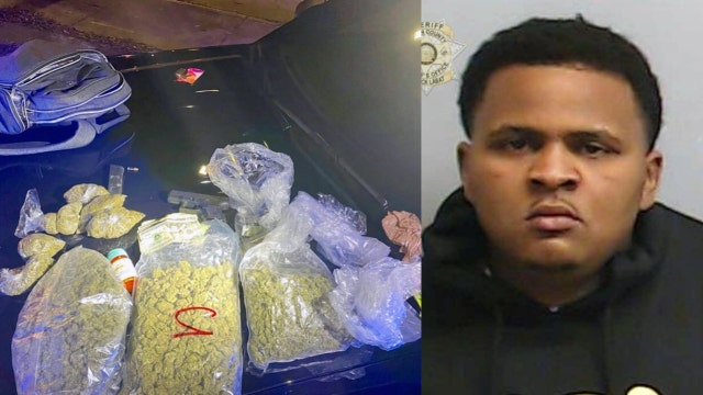 More than two pounds of marijuana found during traffic stop, deputies say