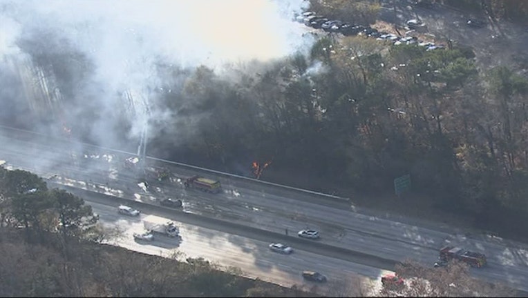 DEKALB I285 BRUSH FIRES