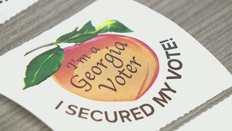 Georgia Voter sticker