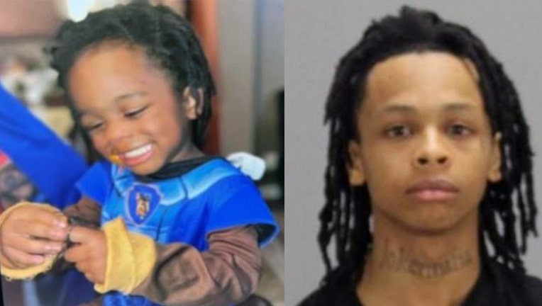 J’ Shawn Winn, left, was taken by his father Kashief Brooks, right, according to police.