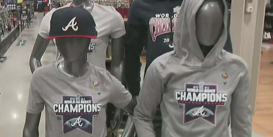 Braves fans rush out to get World Series 2021 merchandise – WSB-TV Channel  2 - Atlanta