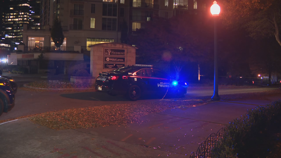 Atlanta police investigate a deadly shooting in the 600 block of Phipps Blvd. on Nov. 22, 2021.