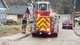 Firefighters respond to flames at 2-story home in NW Atlanta