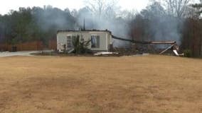 Lightning strike destroys Cherokee County home