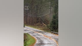 Georgia storm damage: Powerlines down, roads flooded as storms sweep through state