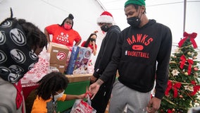 Hawks play Santa to some of Atlanta's underserved children