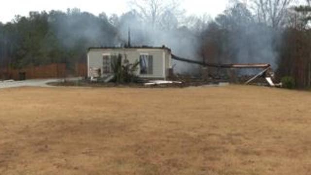 Lightning strike destroys Cherokee County home