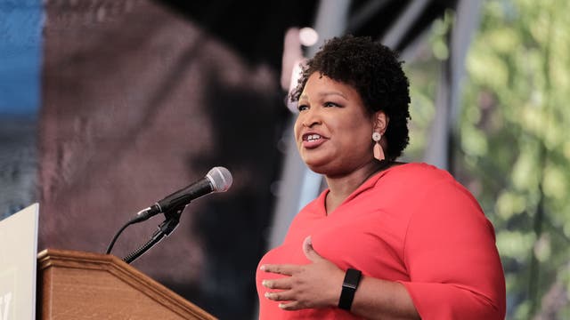 Abrams noticeably absent from Biden’s Atlanta voting push