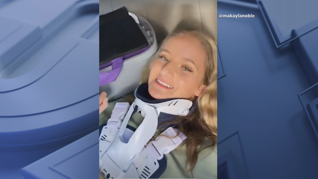 Prosper cheerleader making miraculous recovery after breaking her neck in tumbling accident