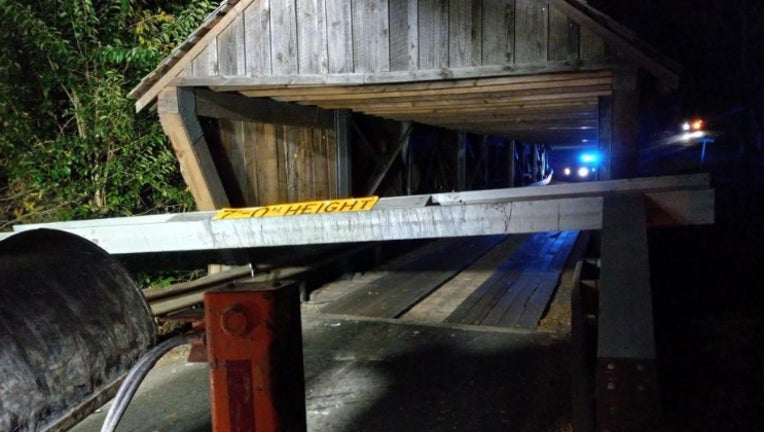 Historic Concord Road Covered Bridge in Cobb County, Georgia (Source: Cobb County DOT).