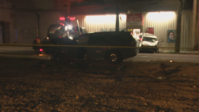 Troopers investigate a crash along Sylvan Road that happened on Dec. 3, 2021.