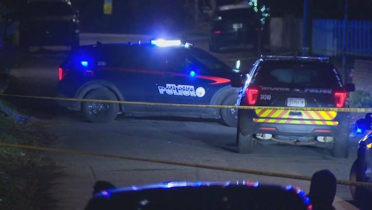Atlanta police investigate a deadly shooting on Pinehurst Terrace on Dec. 24, 2021.