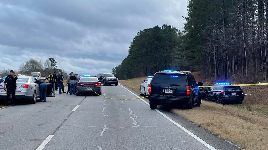 The GBI is investigating an officer-involved shooting at the end of a pursuit by Polk County police and GSP troopers on Dec. 18, 2021.
