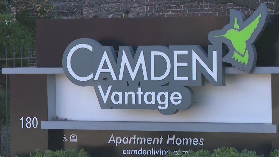 The Camden Vantage apartment complex located at 180 Jackson Street NE.