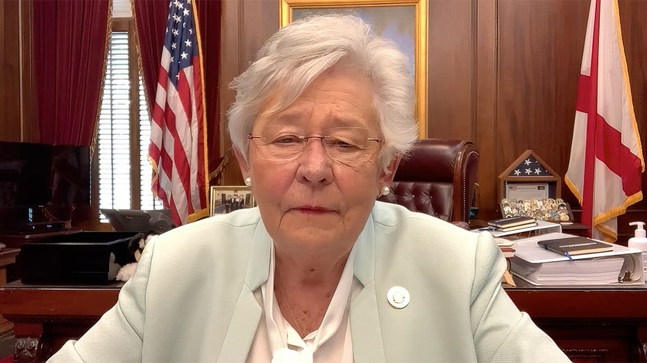 Republican Alabama Gov. Kay Ivey speaks to Fox News about Big Tech and her opposition to President Joe Biden's proposed coronavirus vaccine mandates. (Brandon Gillespie)