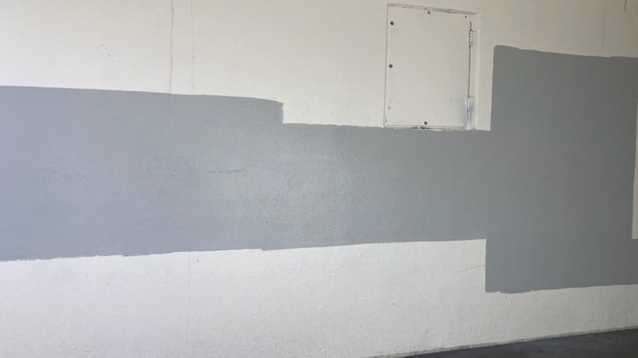 Police said that Boise Parks employees immediately began to clean and cover up the anti-Semitic graffiti found near the Anne Frank Human Rights Memorial in Boise, Idaho, on Saturday. (Boise Police Department)